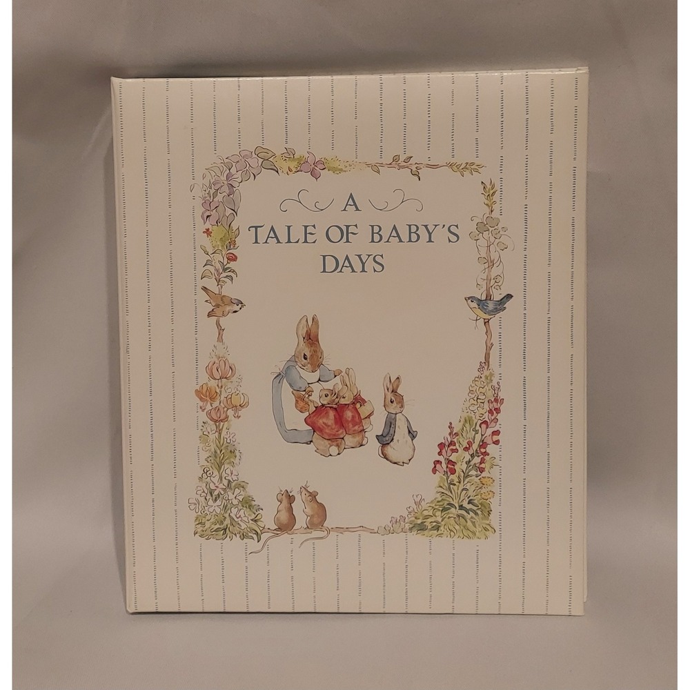 Beatrix Potter Vintage 1990 Peter Rabbit A Tale of Baby's Days Baby Book NEW